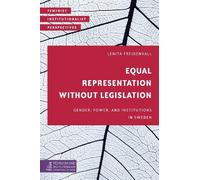 Lenita Freidenvall Equal Representation without Legislation (Copertina rigida)