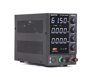 LENJKYYO Alimentatore di rete da laboratorio regolabile, DC 0-60 V, 0-5 A, per lezioni di laboratorio, modalità di lavoro con protezione da cortocircuito e protezione da limitazione di corrente