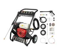 LENJKYYO Idropulitrice a Scoppio idropulitrice acqua 7HP 2200 PSI 5 Ugelli