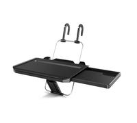 Lenkradablage, scanalatura per tablet e bicchieri, supporto per il volante dell'auto, scrivania portatile per il poggiatesta del sedile posteriore con cassetto, per mangiare, scrivere, lavorare in
