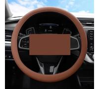 Lenkradschoner, coprivolante universale in silicone, decorazione per auto, accessori fai da te, strumento elastico, morbido rivestimento protettivo per sterzo Lenkradschoner (marrone)