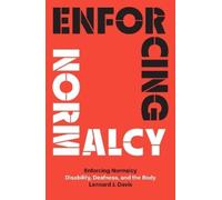 Lennard J. Davis Enforcing Normalcy (Tascabile)