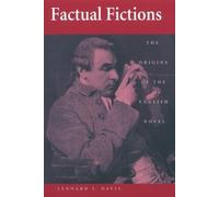 Lennard J. Davis Factual Fictions (Tascabile)