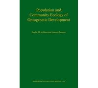 Lennart Persson Population and Community Ecology of Ontogen (Copertina rigida)