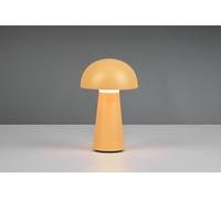LENNON LAMPADA LED 2W 180lm, 3000K DA APPOGGIO DA ESTERNO RICARICABILE CON USB CON ACCENSIONE TOUCH 4 INTENSITA' GIALLO BRILLANTE H. 21,5CM IP44
