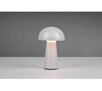 LENNON LAMPADA LED 2W 180lm, 3000K DA APPOGGIO DA ESTERNO RICARICABILE CON USB CON ACCENSIONE TOUCH 4 INTENSITA' GRIGIA H. 21,5CM IP44