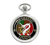 Lennox Scottish Clan Crest Full Hunter Orologio da tasca