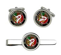 Lennox Scottish Clan Gemelli E Fermascarfetto Set