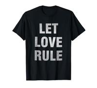 Lenny Kravitz Let Love Rule On Black Maglietta