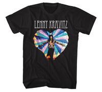 Lenny Kravitz - Multicolore Cuore - American Classici Adulti T-Shirt