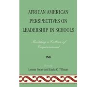 Lenoar Foster African American Perspectives on Leadership in Schools (Tascabile)