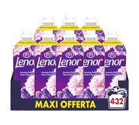 Lenor Ammorbidente Lavatrice Concentrato 432 Lavaggi (8x54), Ametista Rosa E Note Di Muschio, Offre Una Freschezza Duratura Per Un Letto Fresco Fino A 1 Settimana