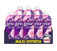 Lenor Ammorbidente Lavatrice Concentrato 440 Lavaggi (8X55), Ametista Rosa E Note Di Muschio, Freschezza Che Dura 3 Volte Più A Lungo Con Tecnologia Olii Profumati
