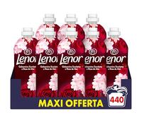 Lenor Ammorbidente Lavatrice Concentrato 440 Lavaggi (8X55), Gelsomino Scarlatto E Rose De Mai, Freschezza Che Dura 3 Volte Più A Lungo Con Tecnologia Olii Profumati