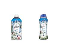 Lenor Ammorbidente Lavatrice Concentrato, 87 Lavaggi + Lenor Profumatore Bucato Perle Profumate 495gr, Cortina, Stella Alpina e Muschio Bianco, Freschezza continua fino a 12 settimane nel guardaroba