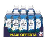 Lenor Ammorbidente Lavatrice Concentrato Essenze d’Italia, 216 Lavaggi (8x27), Capri, Note Di Gardenia e Giacinto, Profumo autentico di lunga durata