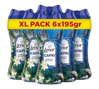 Lenor Profumatore Bucato Lavatrice, Perle Profumate, Capri, Maxi Formato 6 x 195g, Intensificatore Di Profumo