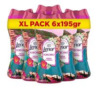 Lenor Profumatore Bucato Lavatrice, Perle Profumate, Portofino, Maxi Formato 6 x