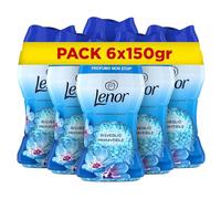 Lenor Profumatore Bucato Lavatrice, Perle Profumate, Risveglio Primaverile, Formato 6 x 150g, Intensificatore Di Profumo
