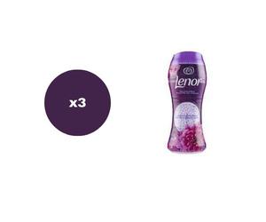 LENOR Profumatore Bucato Lavatrice Unstoppables AMETISTA e BOUQUET - 210g x 3pz