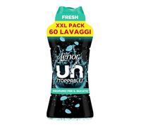Lenor Profumatore Bucato Perle Profumate Lavatrice, MAXI FORMATO Unstoppables Fresh, XXL PACK 735g, Il Profumo Per Il Bucato Che Diffonde Un Fresco Profumo Che Dura a Lungo