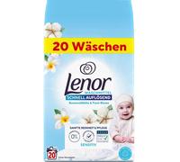 LENOR SENSITIVE Detersivo Polvere 20 Lavaggi Pelli Sensibili Singolo x3 x6