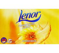 Lenor Tumble Dryer Summer Breeze Sheets, confezione da 34 foglietti da inserire nell'asciugatrice Confezione da 3