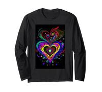 Lenormand Heart Love Oracle Art Design Maglia a Manica