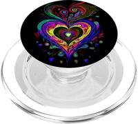 Lenormand Heart Love Oracle Art Design PopSockets PopGrip per MagSafe