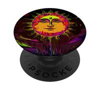 Lenormand Sun Card, motivo: oracolo celeste PopSockets PopGrip Adesivo