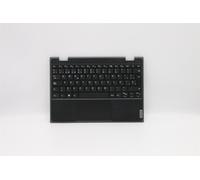 Lenovo 100e 2nd Gen Touchpad Palmrest Cover Tastiera Spagnolo Nero 5CB0T77507