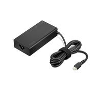 Lenovo 100W AC Adapter USB-C: Caricatore da parete con Cavo Slim Tip per Ricarica Veloce. Compatibile con ThinkPad e Dispositivi USB-C. Include Cavi da 1 m, 1.8 m e Garanzia Lenovo 1 Anno - Nero
