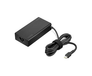 Lenovo 100W AC Adapter USB-C: Caricatore da parete con Cavo Slim Tip per Ricarica Veloce. Compatibile con ThinkPad e Dispositivi USB-C. Include Cavi da 1 m, 1.8 m e Garanzia Lenovo 1 Anno - Nero