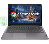 Lenovo 15,6" FHD IdeaPad Chromebook Laptop, 4GB RAM 64GB eMMC Storage, Dual-Core Intel Celeron, Chrome OS, tastierino numerico, fotocamera Privacy Shutter, PLUSERA auricolari, grigio