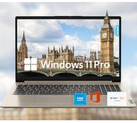 Lenovo 15,6" HD IdeaPad rivestimento antiriflesso + 1 anno Microsoft 365, 20 GB RAM, 640 GB SSD, Windows 11 Pro, WiFi 6, HDMI, USB-C, processore Intel, lettore di schede SD, fino a 9,5 ore di durata