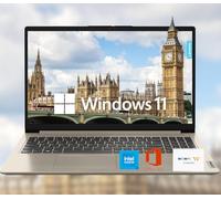 Lenovo 15,6" HD IdeaPad Rivestimento Antiriflesso + 1 Anno Microsoft 365, 36GB RAM, 1.1TB SSD, Windows 11 Home, WiFi 6, HDMI, USB-C, Processore Intel, Lettore di schede SD, Fino a 9,5 ore di durata