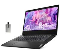 Lenovo 2020 IdeaPad 3 14" HD LED Non-Touchscreen Laptop PC, processore Intel Pentium Gold 6405U Dual Core, 4 GB DDR4 RAM, 128 GB SSD, HDMI, webcam, WiFi, Bluetooth 5, Windows 10 S, nero