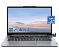 Lenovo 2022 Premium Ideapad, laptop leggero con schermo HD da 14 pollici, Intel Celeron N4020 dual-core (fino a 2,8 GHZ), 4 GB di RAM, 64 GB eMMC, WiFi, Bluetooth, webcam, lunghe ore, finestra 11S+