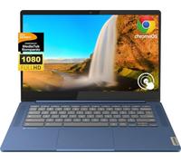 Lenovo 2023 Slim 3 Chromebook Laptop, Schermo touch FHD da 14 pollici per studenti e affari, processore MediaTek 520 a 8 core, 4 GB di RAM, 64 GB eMMC, Micro SD da 128 GB, batteria lunga 13,5 h, Wi-Fi