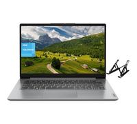 Lenovo 2024 - Notebook aziendale con Ideapad 1, display HD da 14 pollici, Intel Celeron N4020, 4 GB di RAM, 128 GB eMMC, Intel UHD Graphics, Wi-Fi 6, Windows 11 S, con supporto per notebook