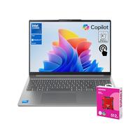 Lenovo 2025 IdeaPad Slim 5 Business Laptop, touchscreen WUXGA da 16", Intel Core 7 240H, RAM DDR5 da 32 GB, SSD da 1 TB, Copilot, AI di prossima generazione, KB retroilluminato, Wi-Fi 6, W11H, bundle