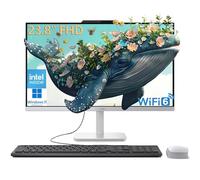 Lenovo 24 All-in-One Desktop Computer per Home Office, 23.8" FHD Business AIO, Intel 8-Core Processor (Beat i5-1140G7), 32GB DDR4 RAM, 1TB PCIe SSD, WiFi 6, Bluetooth 5.2, Windows 11 Pro, Vent-Hear