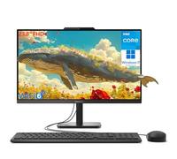 Lenovo 24 Computer desktop FHD All-in-One da 23,8 pollici per ufficio domestico, processore Intel 4-Core (Beats i3-1110G4), RAM DDR4 da 32 GB, SSD PCIe da 1 TB, WiFi 6, Bluetooth, Business AIO