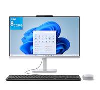 Lenovo 24 IdeaCentre - Computer desktop All-in-One 1080p, processore Intel 8-Core i3-N305, DDR4 da 16 GB, SSD PCIe da 512 GB, AIO da 23,8" per casa, ufficio a vita 365 per Web, WiFi 6, Bluetooth, Win