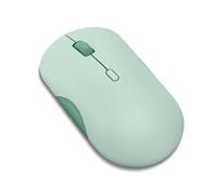 Lenovo 350 - Mouse silenzioso Bluetooth (ottico a infrarossi, ergonomico, ambidestro, pulsanti programmabili, ruota dinamica, 3 livelli di dpi, x1 batteria AA, facile cambio a 2 dispositivi) muschio