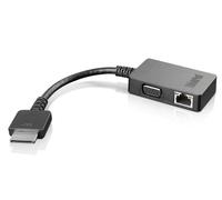 Lenovo 4X90J31060 adattatore per inversione del genere dei cavi OneLink+ VGA/RJ45 Nero