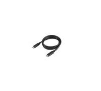 Lenovo Cavo USB-C 4X90U90619 – 1 m, alta velocità dati e ricarica, compatibile con monitor, Nero