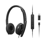 LENOVO - 4XD1M45627 cuffia e auricolare Cablato A Padiglione USB tipo-C Nero