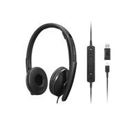 Lenovo 4XD1M45627 cuffia e auricolare Cablato A Padiglione USB tipo-C Nero (AUDI