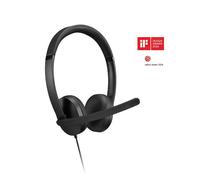 Lenovo 4XD1P83425 cuffia e auricolare Cablato A Padiglione Musica e Chiamate USB tipo A Nero